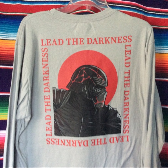 STAR WARS THERISEOFSKYWALKER MEN’S LONGSLEEVE T-SHIRT SIZE:XL/GRAY,RED AND BLACK - Picture 10 of 10